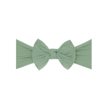 Baby Bling Bows Babybling Headband: Itty Bitty Knot - Sage