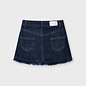 Denim Skirt with Applique - Dark Wash