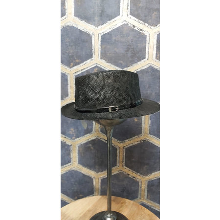 Simple Western Style Ladies Hat - Black