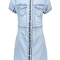 Denim Dress with Embroidery