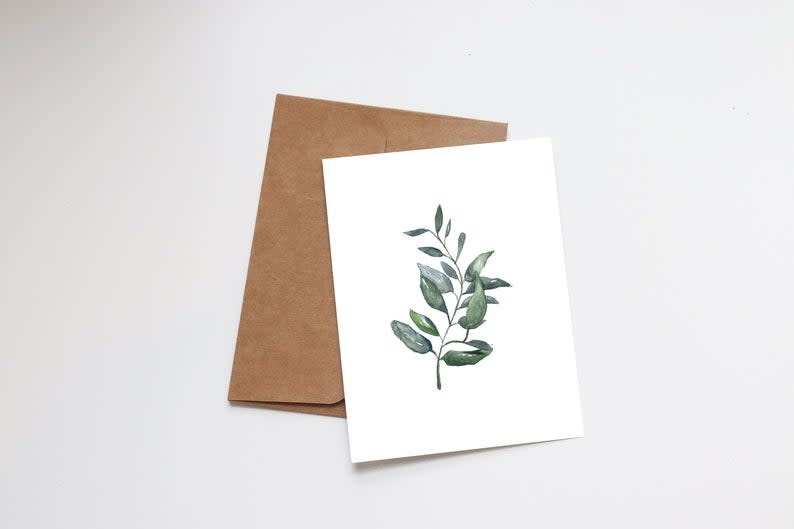 Small Succulent Mini Card