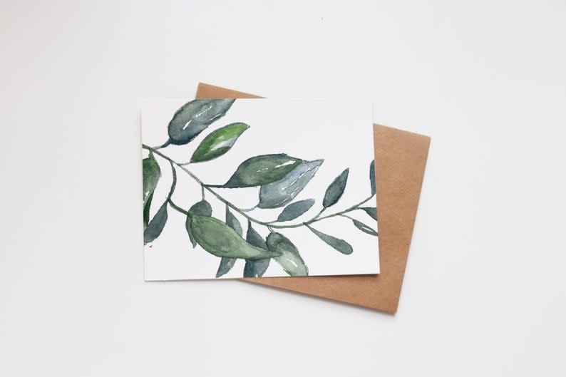 Large Succulent  Mini Card