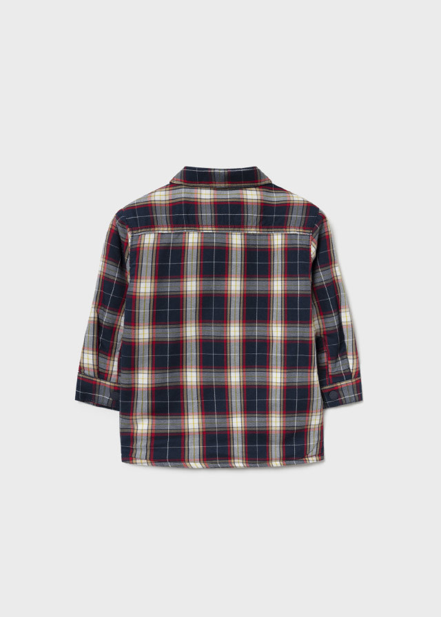 Checkered Shirt with Minky Lining