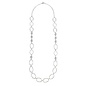 Grey Pearl and Chain Necklace
