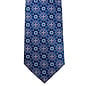 Shades of Blue Tie with Rose Accent Print