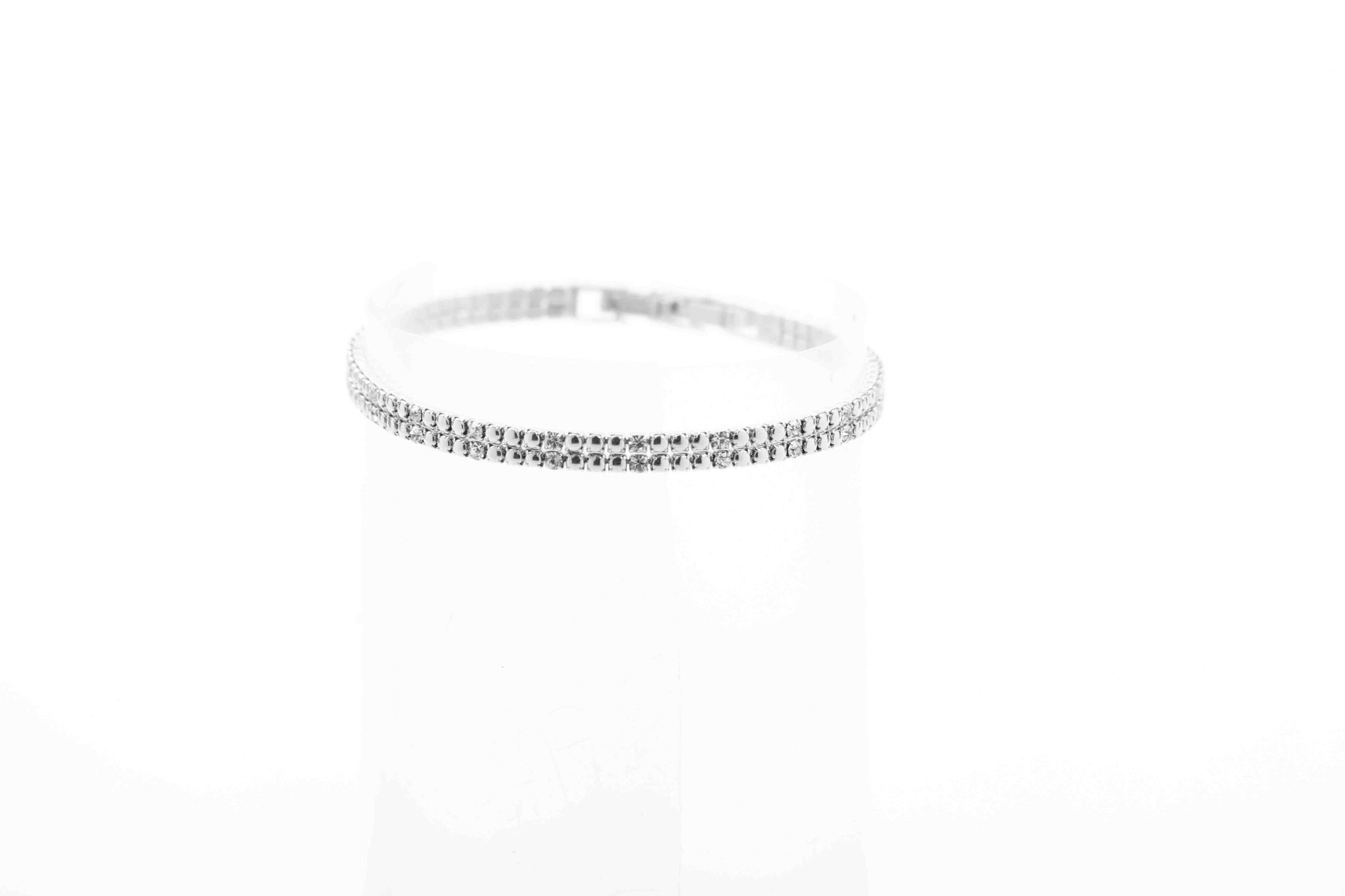 Silver and Crystal Bracelet