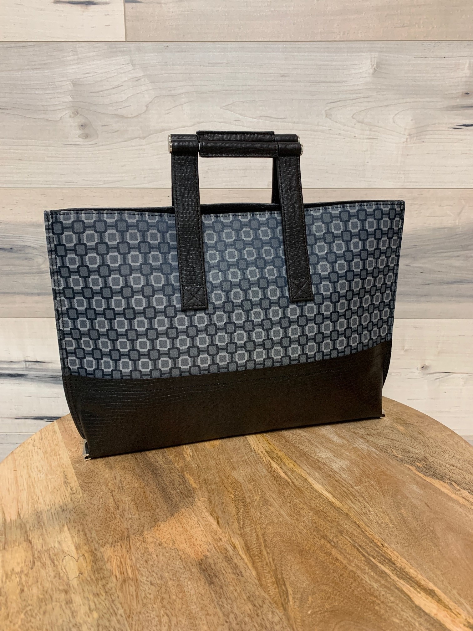 Geometric Print Handbag