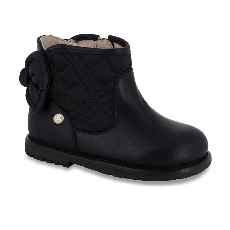 Toddler Navy Padded Boots