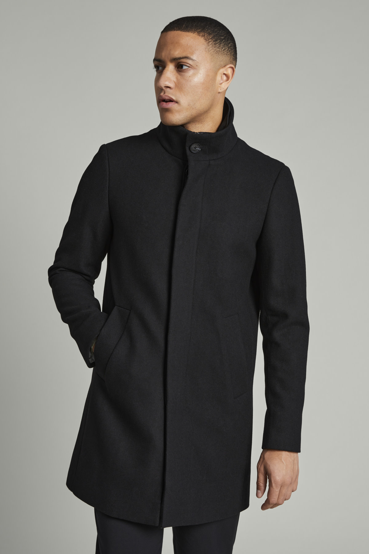 Harvey Wool Dress Coat