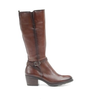 Brown Leather Riding Style Boot