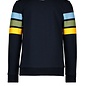 Sweater with Horizon Stripe Detail