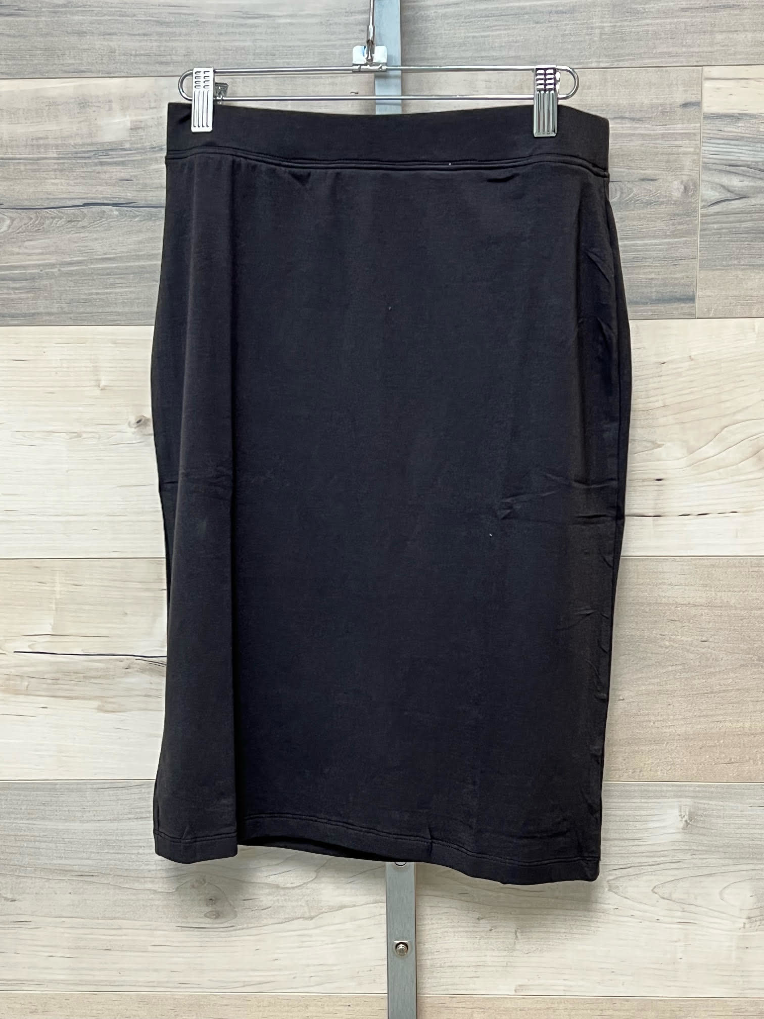 Longer Length - 60cm - Lined Jersey Skirt - Asphalt