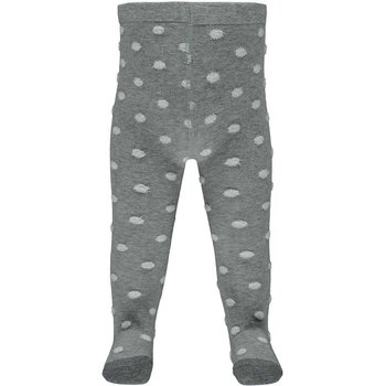 Baby Fashion Tights - Fuzzy Dots - Grey