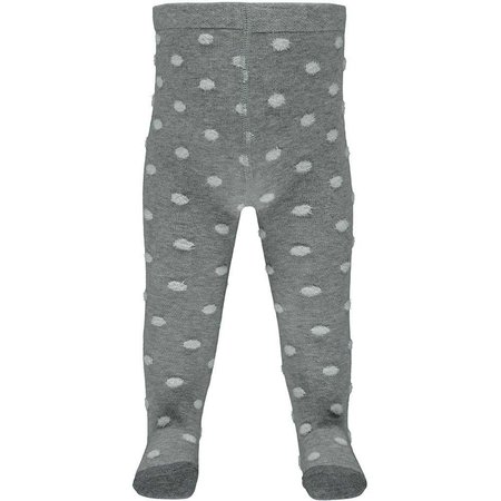 Baby Fashion Tights - Fuzzy Dots - Grey