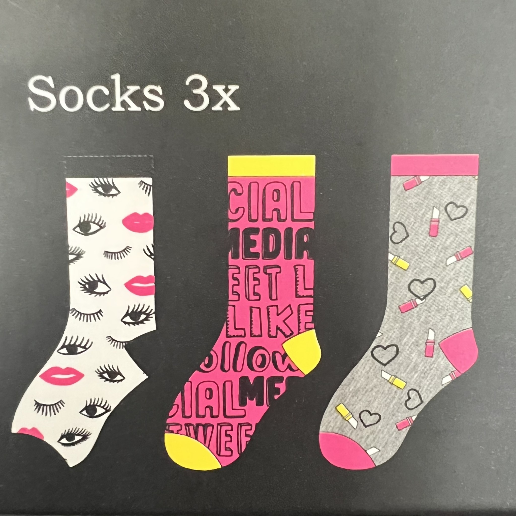 Ladies Socks Gift Box - Fashion - One Size