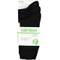 Mens Bamboo Basic Socks - Black - 3 pack