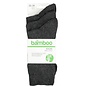 Mens Bamboo Basic Socks - Charcoal - 3 pack