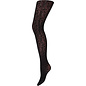 Ladies 40Den Black on Black Leopard Print Tights