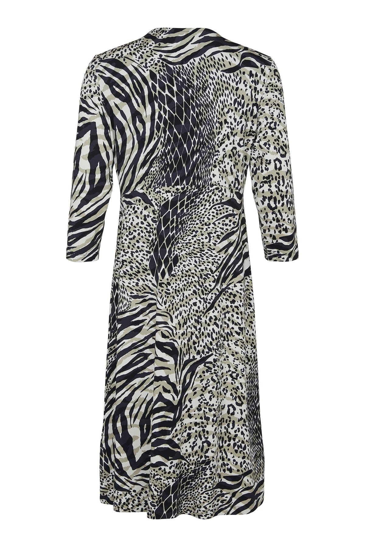 Jersey Dress - Abstract Animal Print
