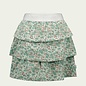 Flower Print Skirt - Mint