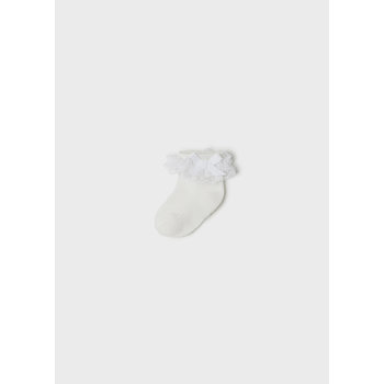 Ruffle Socks - White