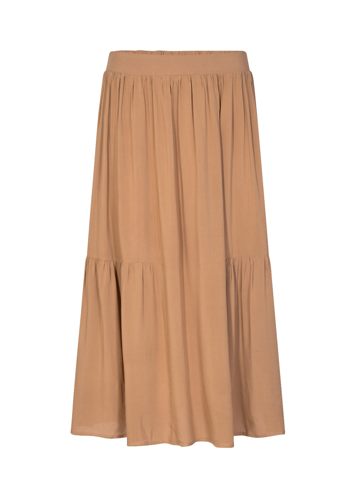 Desert Brown Tiered Skirt