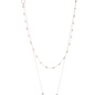 Long Chain with Pearls and Small Stones