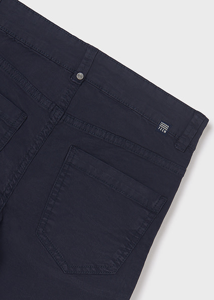 Basic Navy Bermuda Shorts