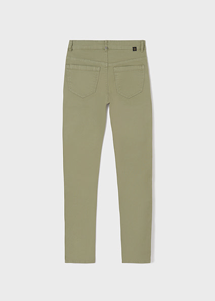 5 Pocket Slim Fit Dressy Pants - Aloe