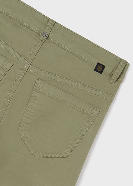 5 Pocket Slim Fit Dressy Pants - Aloe