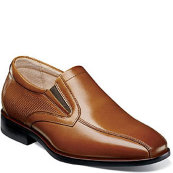 Dress Shoe with Perforated Heel Detail