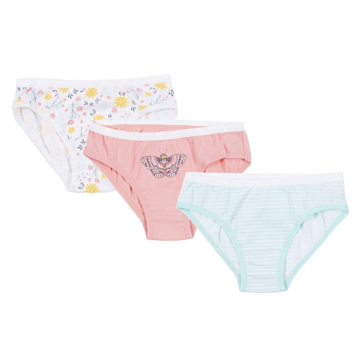 Girls Butterfly Underwear Set - 3 Pack