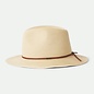 Wesley Straw Packable Fedora - Tan