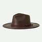 Field Proper Straw Hat - Deep Brown