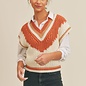 Listen Up Contrast Sweater Vest