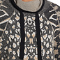 Long Sleeved Intarsia Sweater Dress