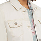 Classic Denim Jacket with Pockets - Ecru
