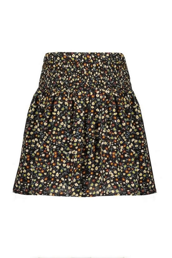 Noma Skirt with Smocked Waist - Anthracite
