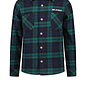 Check Button Down Shirt - Navy Mix