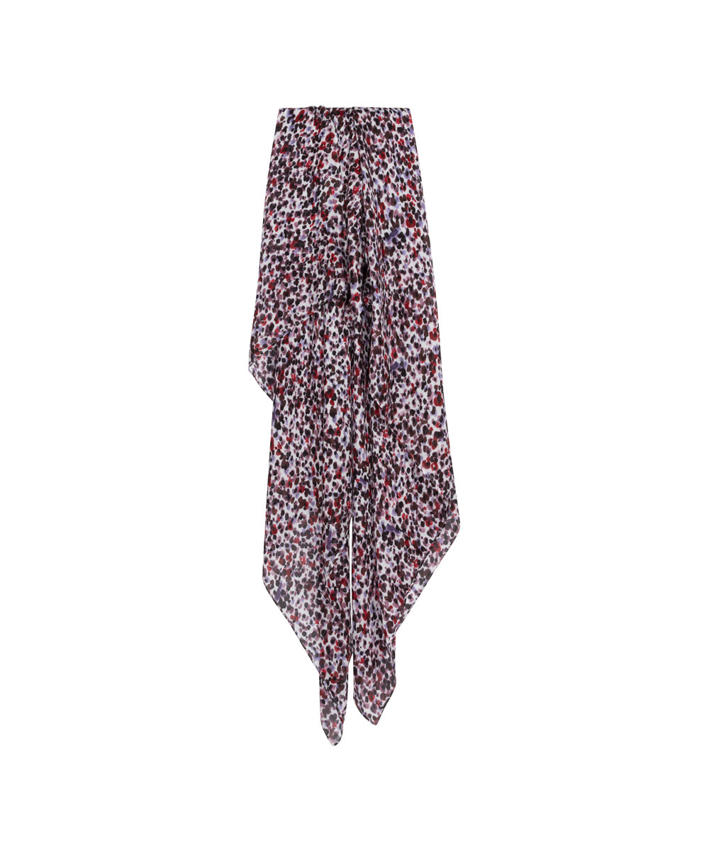 Print Scarf - Foxglove