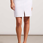 Pull-On Skort with Pockets - White