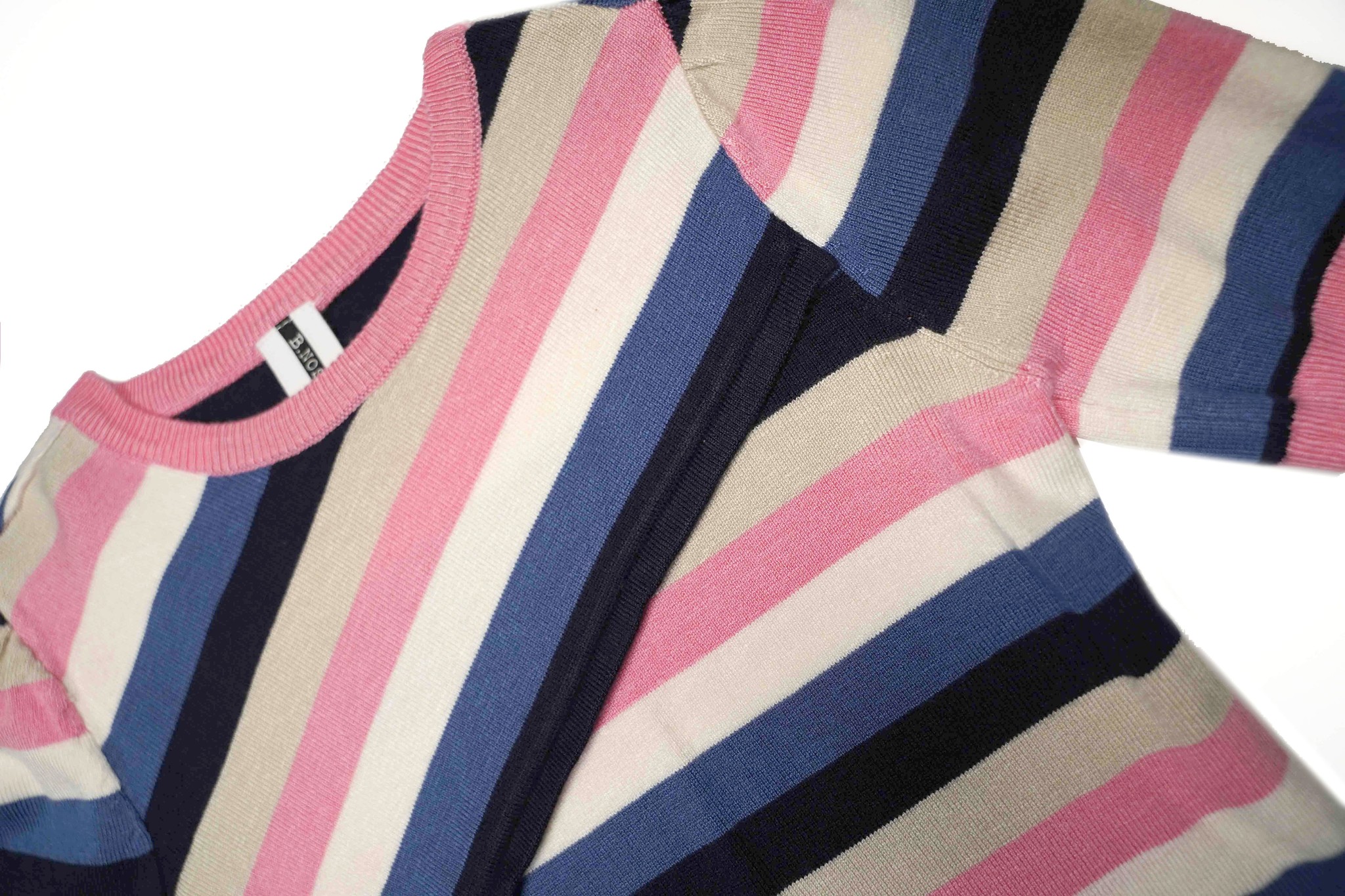 Multi Stripe Top - Geranium Pink