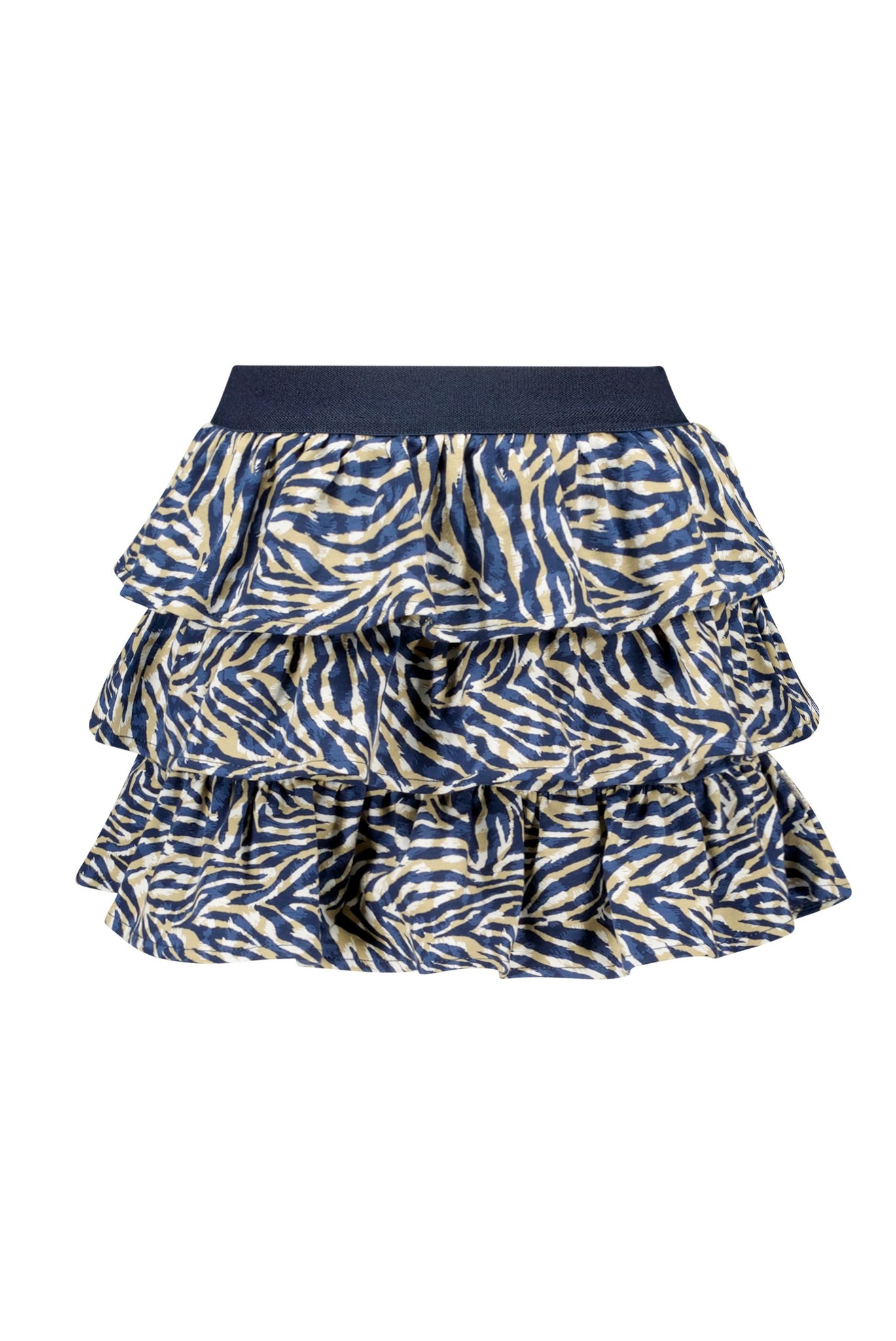 Layered Skirt - Zebra Print