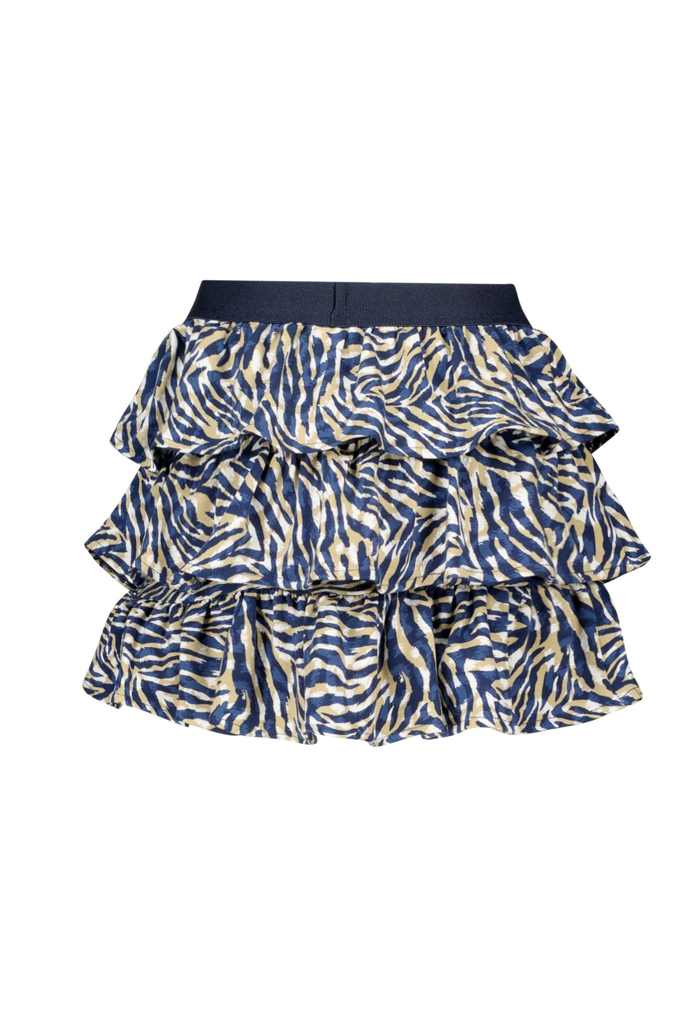 Layered Skirt - Zebra Print
