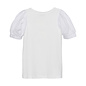 Tee with Puff Sleeve - Off White