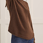 Long Sleeve Mock Neck Sweater - Chocolate