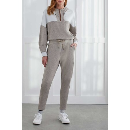 Jogger with Side Piping - Oatmeal