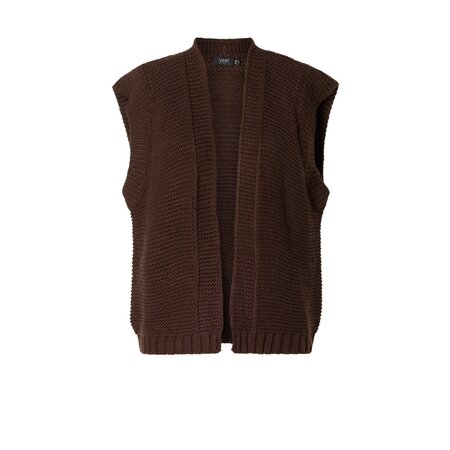 Sue Knit Vest - Black Coffee