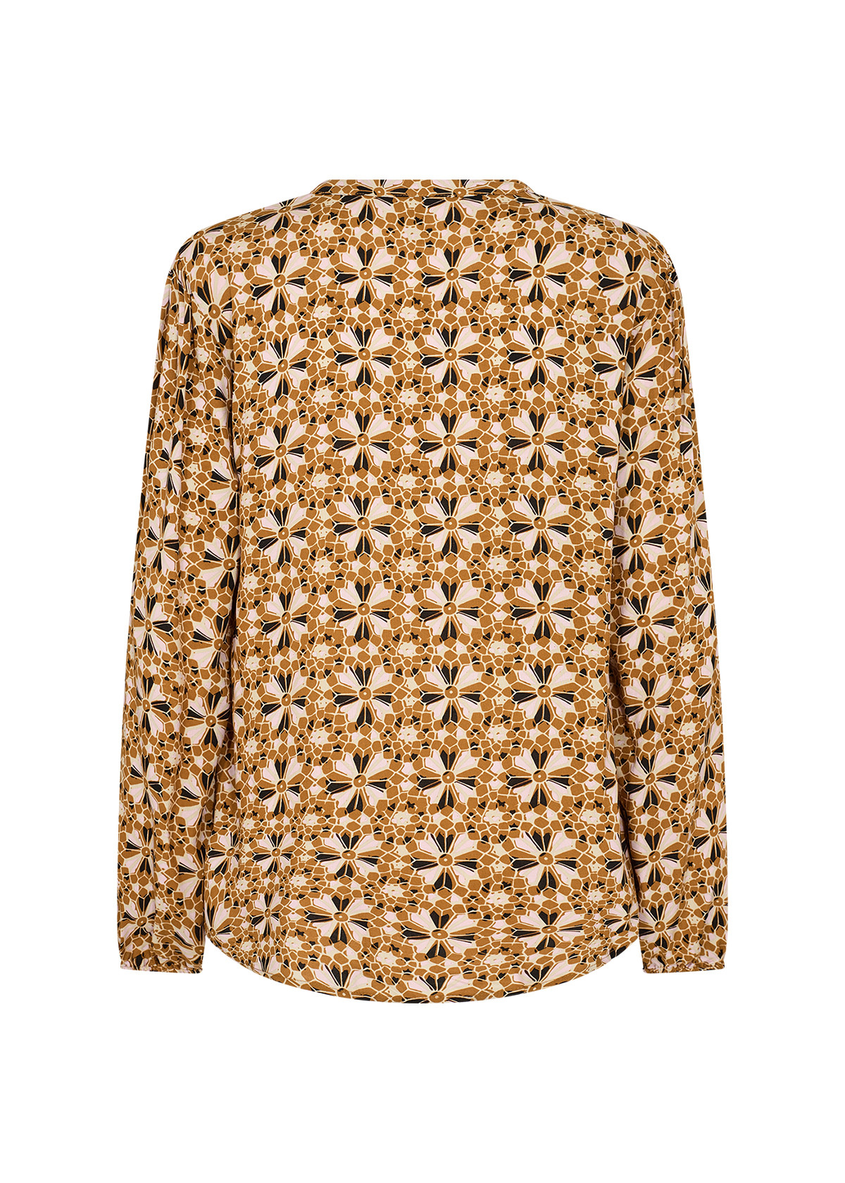 Tamra Blouse - Golden Yellow Combi