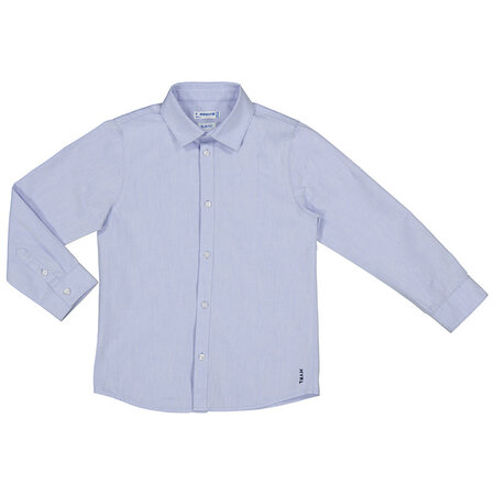 Brent Long Sleeve Shirt - Light Blue